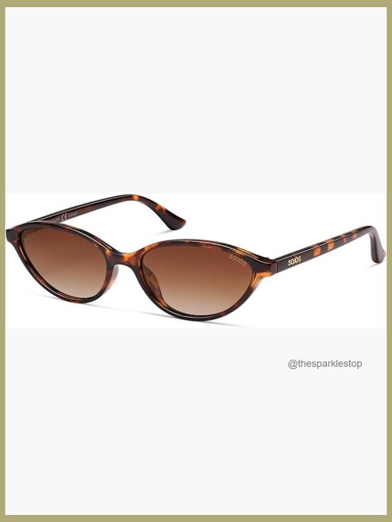 Polarized Oval Sunglasses Retro 90s Style Lightweight UV400 Protection main image 6